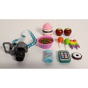 18" Doll My Life As, Our Generation Accessories/Food Lot, Camera, Phone